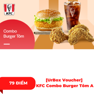 [UrBox Voucher] KFC Combo Burger Tôm A 